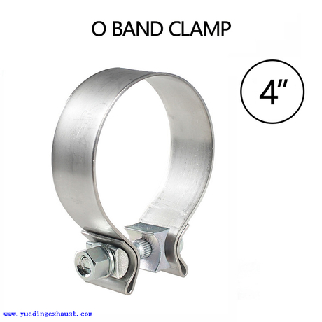 Stainless Steel Seal Exhaust O Ring Clamp for 4