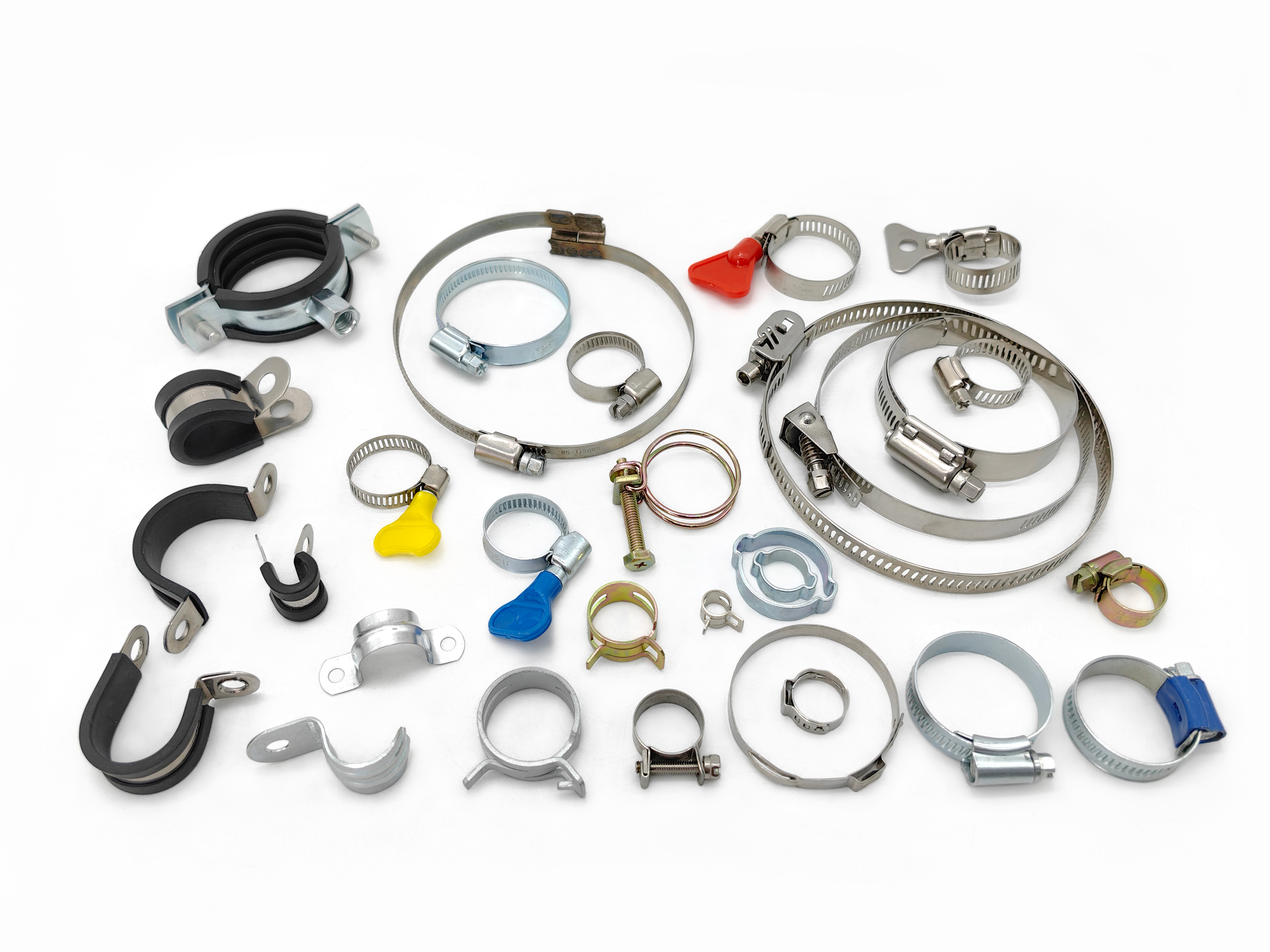 All types of stainless steel clamps