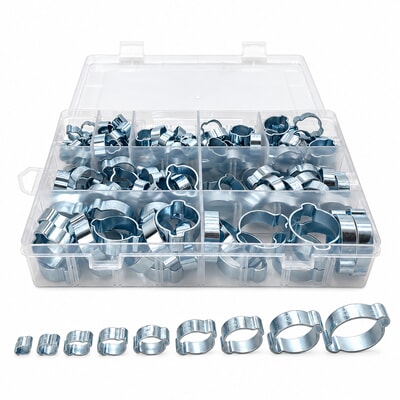 Double Ear Clamp Assortment Kit