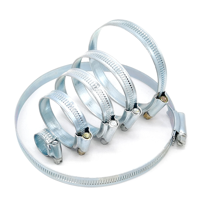 Stainless steel British style hose clamp