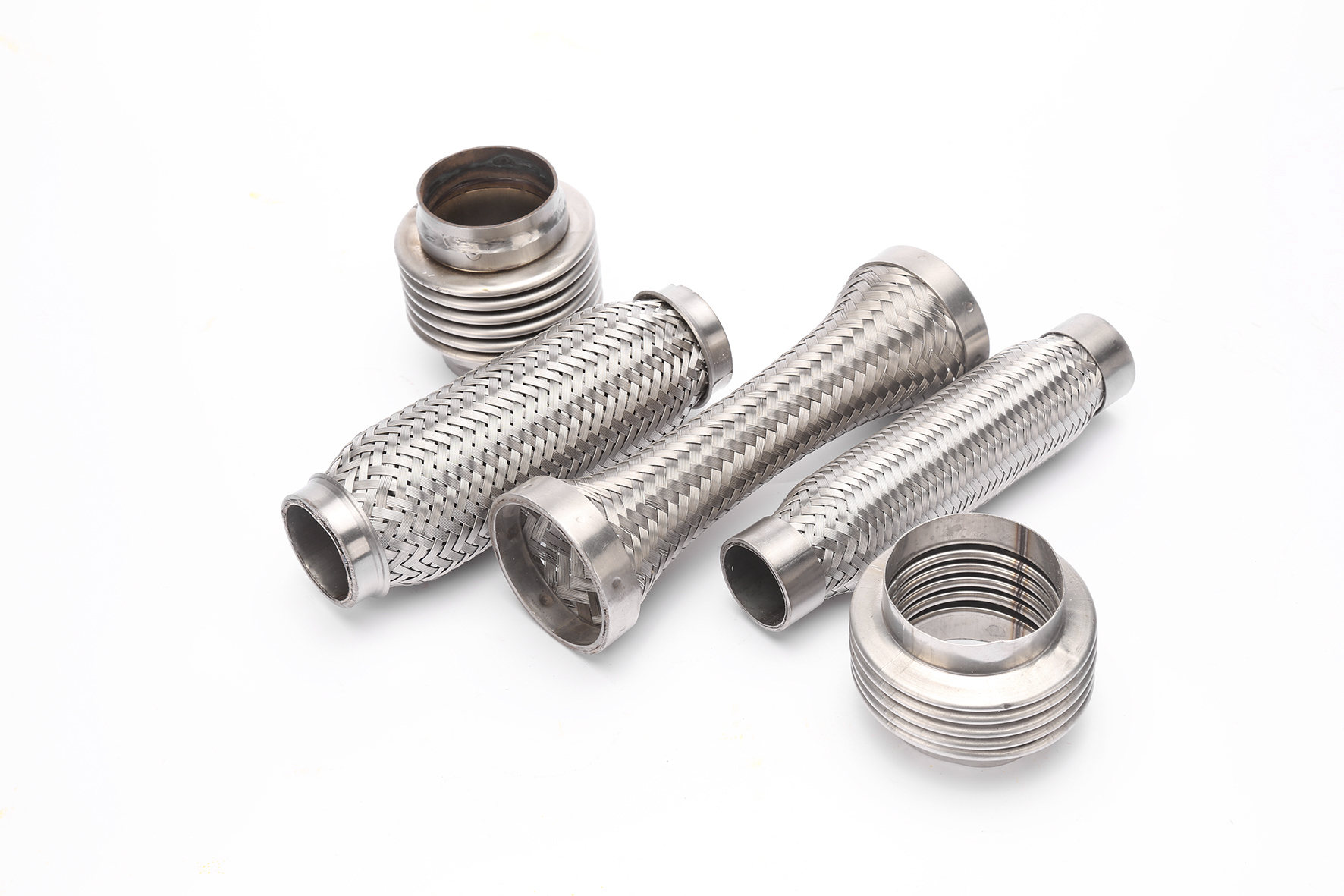 high-temperature mesh braided exhaust pipe for vehicles