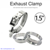 1.5'' Quick Release V-Band Clamp Turbo Exhaust Pipe Stainless Steel Male Female