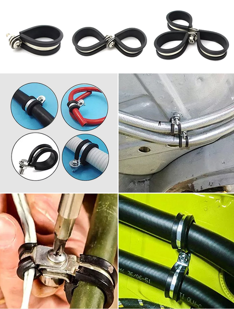 Rubber Lined Saddle Clamp Application Scenario Collection