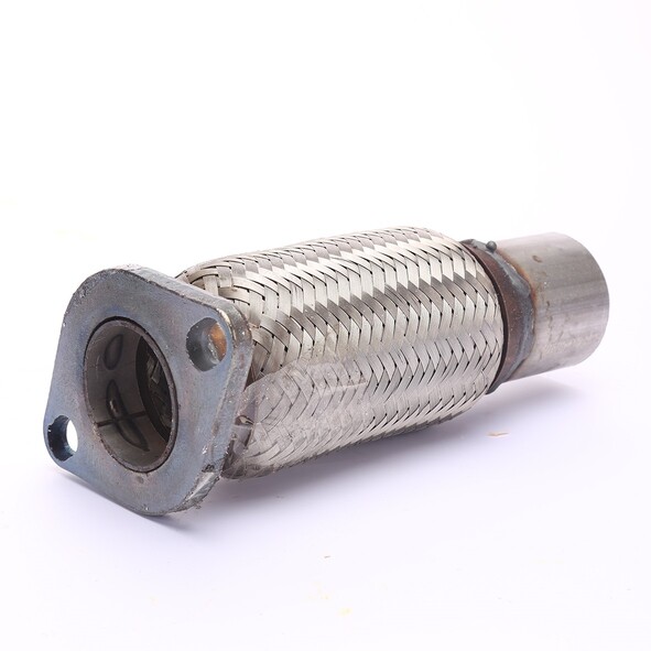 Stainless steel exhaust flex pipe with carbon steel flanges