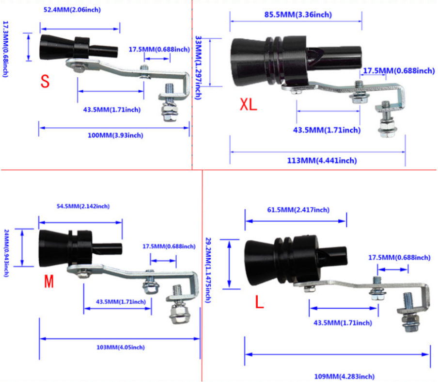aftermarket exhaust whistle for sedan