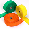 Colored fiberglass exhaust wrap roll for high temperature use