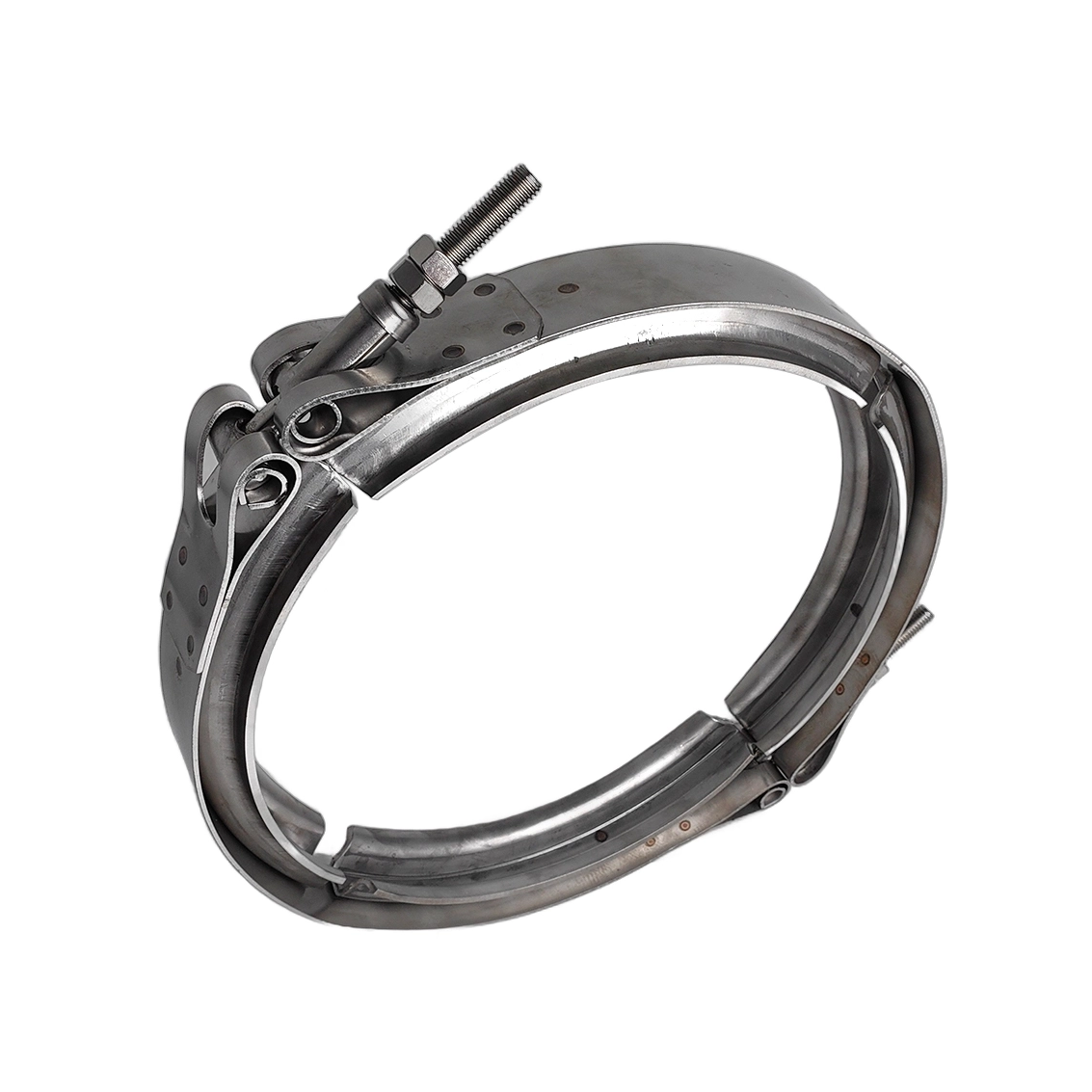 Double-Bolt Stainless Steel V-Band Clamp for Exhaust Systems