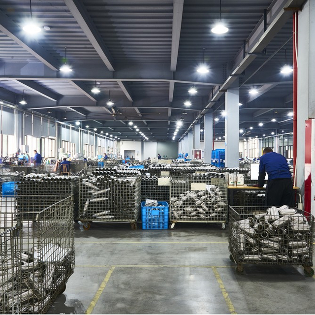 stainless steel braided exhaust flex pipe production in factory