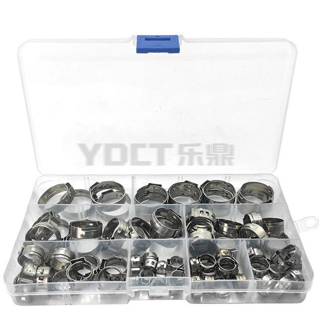 Full-size Single Ear Hose Clamp Assortment Kit