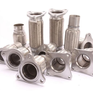 Stainless Steel Exhaust Flex Pipe with Flange Assembly