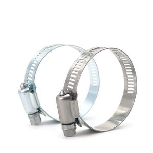 American hose clamp full steel vs galvanized steel comparison
