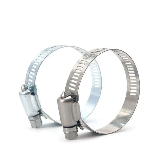 American hose clamp full steel vs galvanized steel comparison