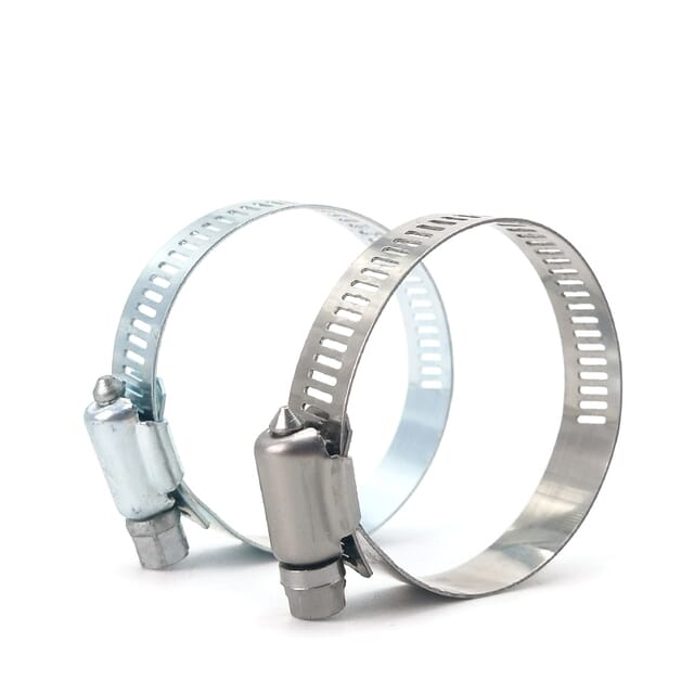American hose clamp full steel vs galvanized steel comparison