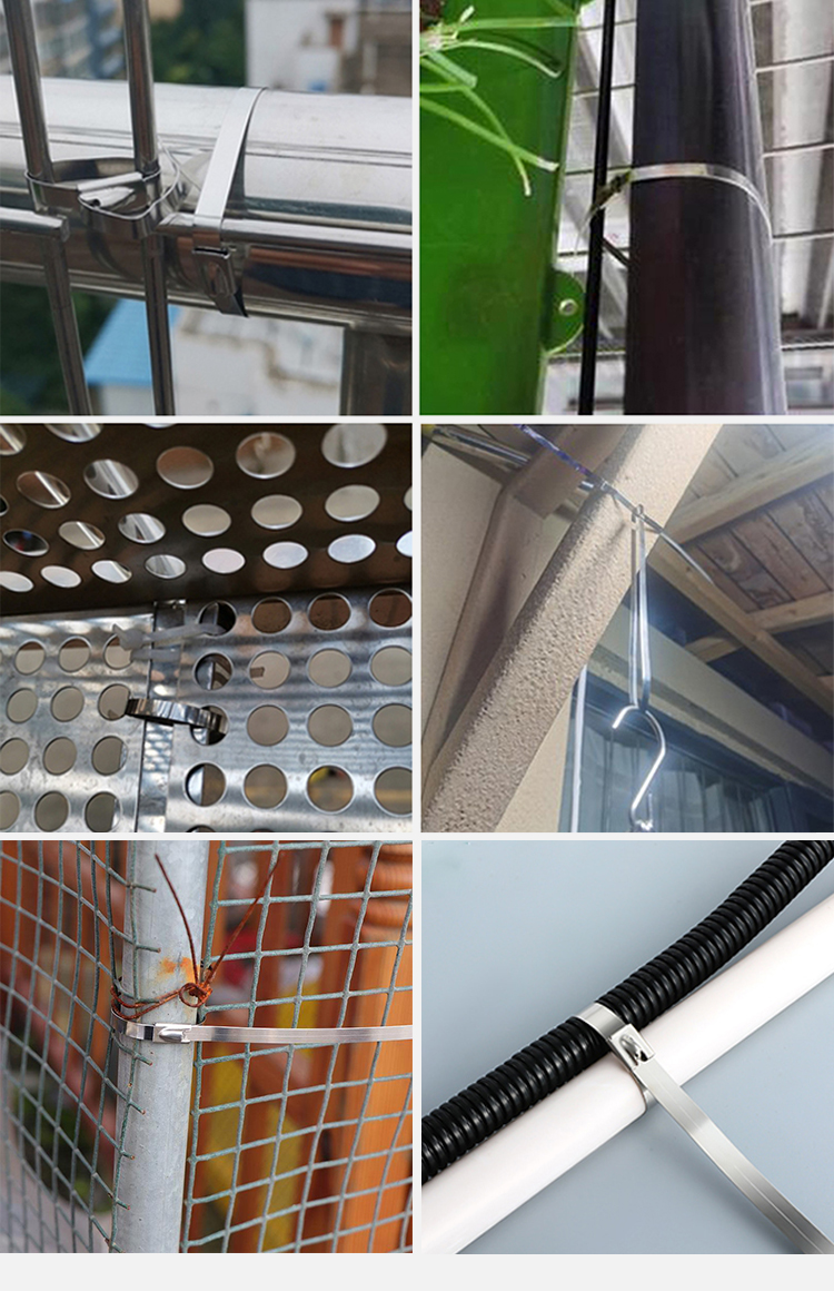 Applications of stainless steel cable ties