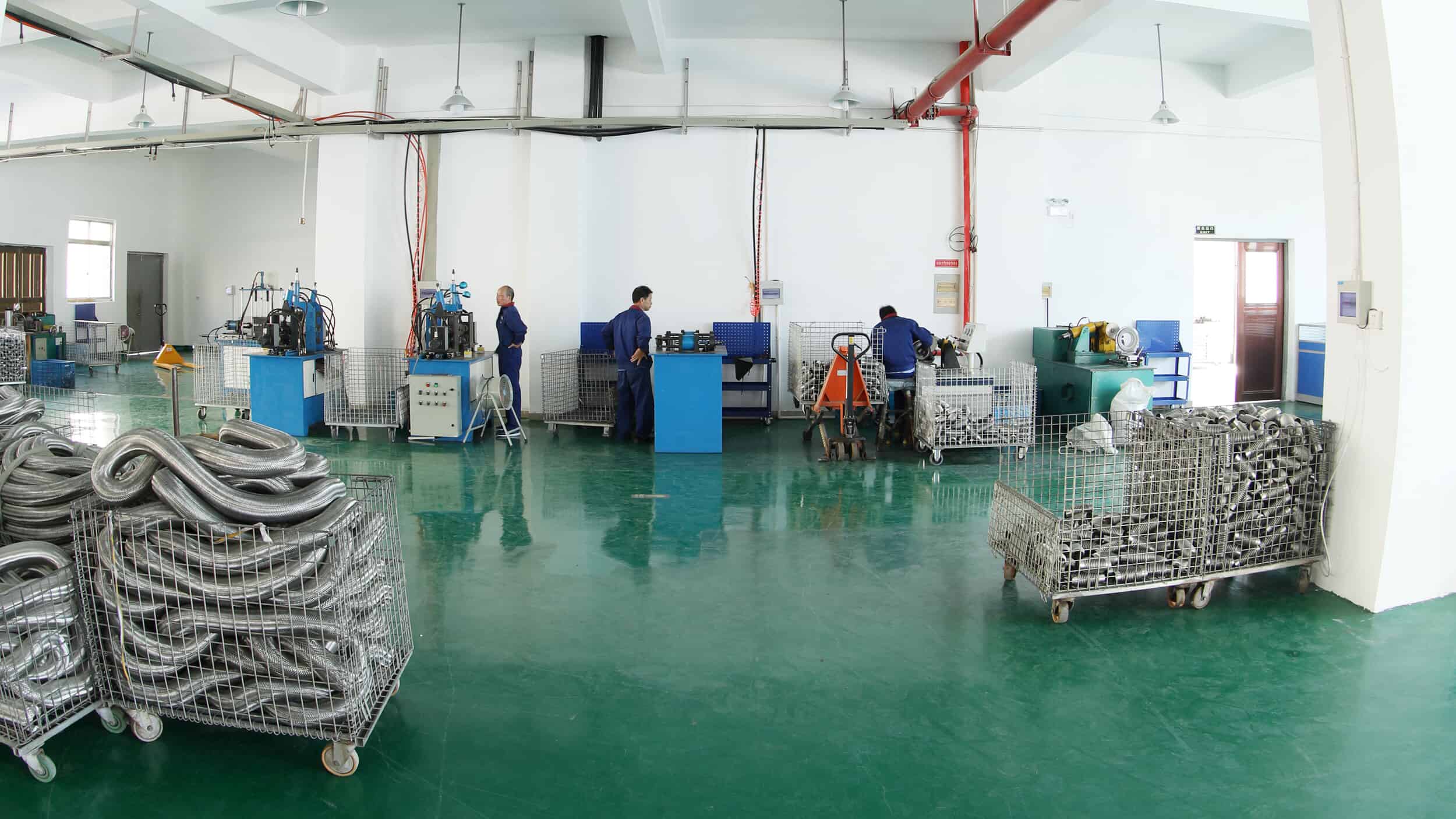yueding Exhaust flexible Pipe Production Workshop