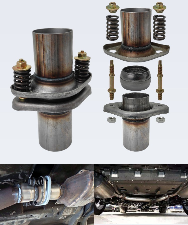 ball and socket exhaust joint