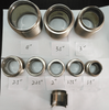 Display of stainless steel turbo bellows with inner diameters ranging from 1.5 in to 4 in