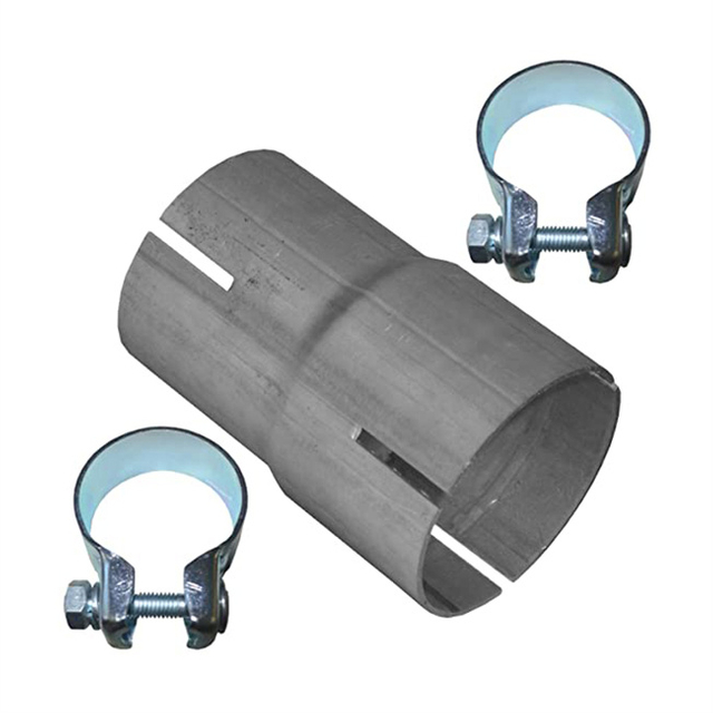 Mercedes Exhaust Pipe with Clamps