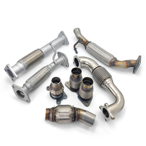 stainless steel braided exhaust flex hose