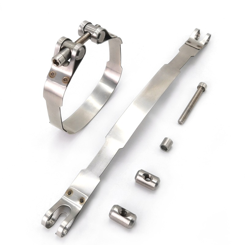 heavy-duty stainless clamp tightening mechanism