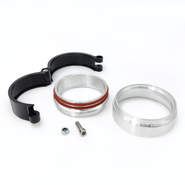 Precision-fit V-band HD clamp with quick release design