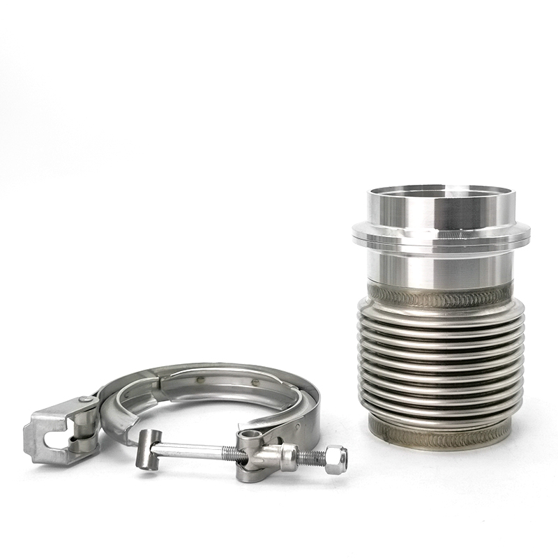 V band clamp with Turbine bellows