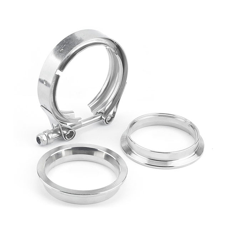 T-Bolt V Band Clamp With Flange