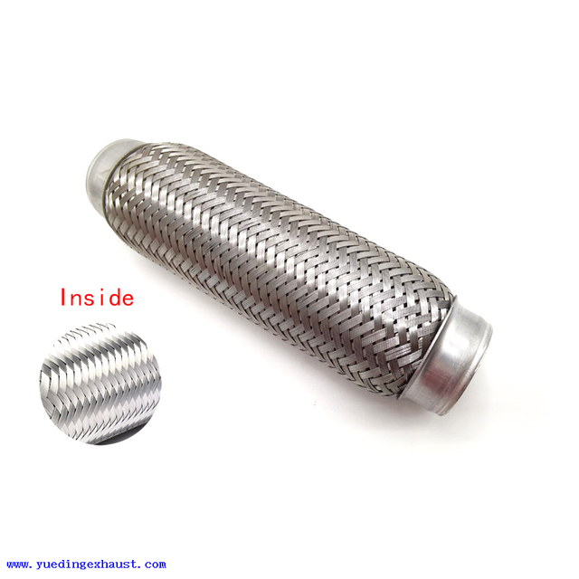 Exhaust Flexible Pipe 51mm x 254mm Flexi Repair Joint Tube Connector Flexipipe