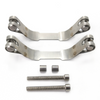 Side profile of single bolt clamp showing structure