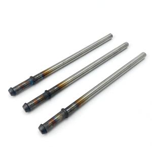 Weld-on exhaust hanger rod for automotive systems