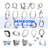 German style hose clamp for secure pipe connection