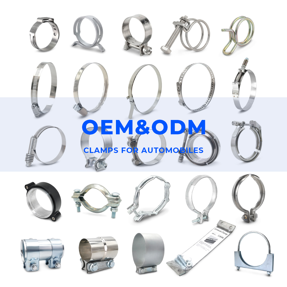 German style hose clamp for secure pipe connection
