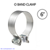 6 Inch Single Bolt Exhaust Muffler Clamp Band