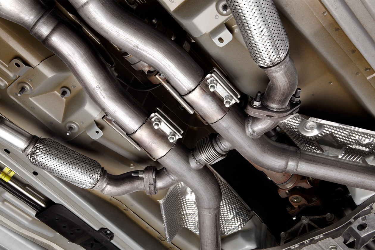 Automobile exhaust flexible pipe