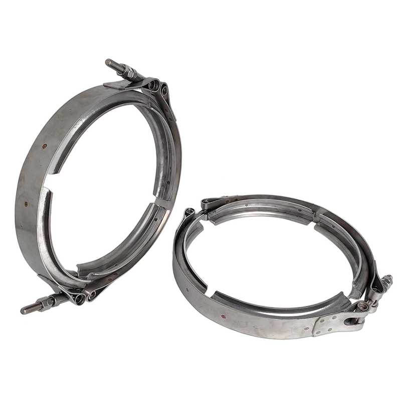 stainless steel double-bolt v-band clamp