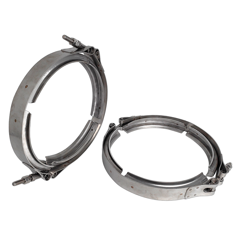 stainless steel double-bolt v-band clamp