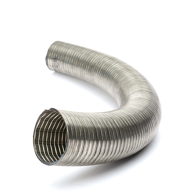 Stainless steel flexible interlock hose with close-up structure