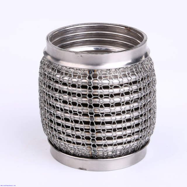 Outer Wire Mesh Braid Flexible Exhaust Pipe with Interlock Auto Flexible Tube