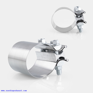 stainless steel heavy duty Butt Joint Clamp for exhaust pipe