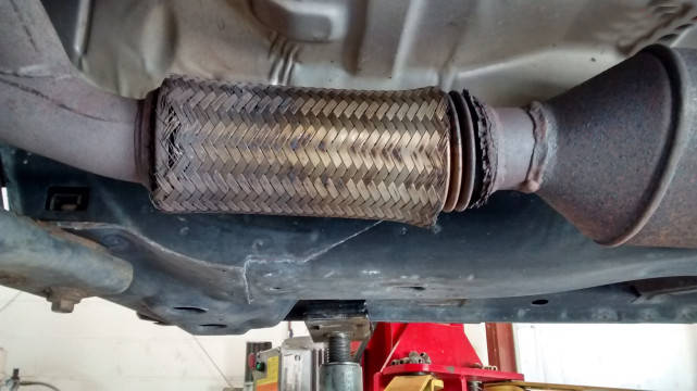 Damaged flex piep Damaged flex piep