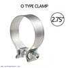 2.75" Stainless Steel Turbo Exhaust Pipe Accuseal O Clamp