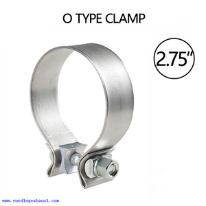 2.75" Stainless Steel Turbo Exhaust Pipe Accuseal O Clamp