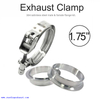 Exhaust Downpipe 1.75 inch Quick Release V-band Clamp Stainless Steel Flange