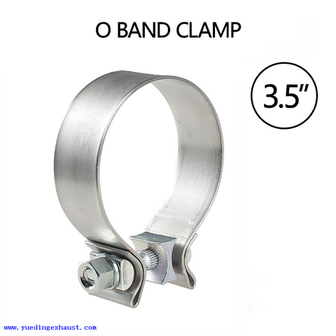 3.5" 89MM Band Exhaust O Clamp 304 Stainless Steel