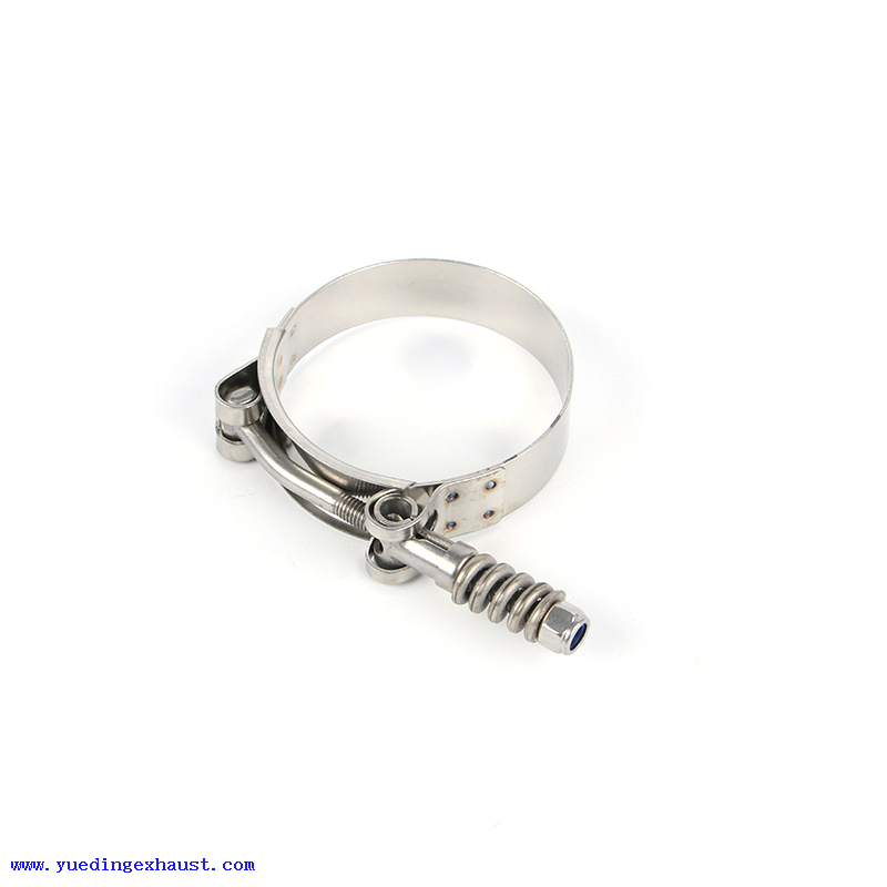 Stainless Steel Spring Loaded T-Bolt Hose Clamp