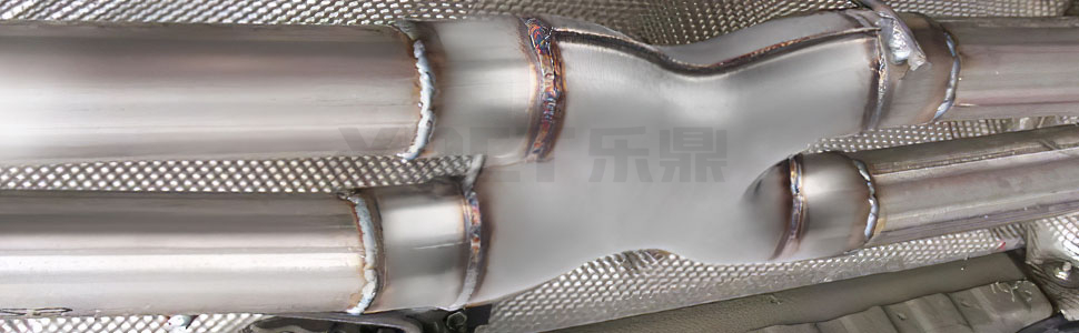 X-shaped Exhaust Pipe