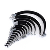 metal pipe clamp with rubber insulation insert