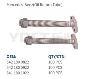 OEM 5421800822 5421800922 5411801022 Mercedes-Benz Oil Return Tube 