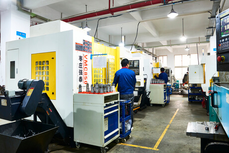 Computer numerical control stamping press for high-precision hardware components processing