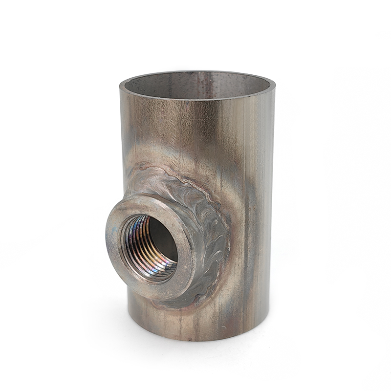 High-temp O2 sensor boss for turbo downpipes